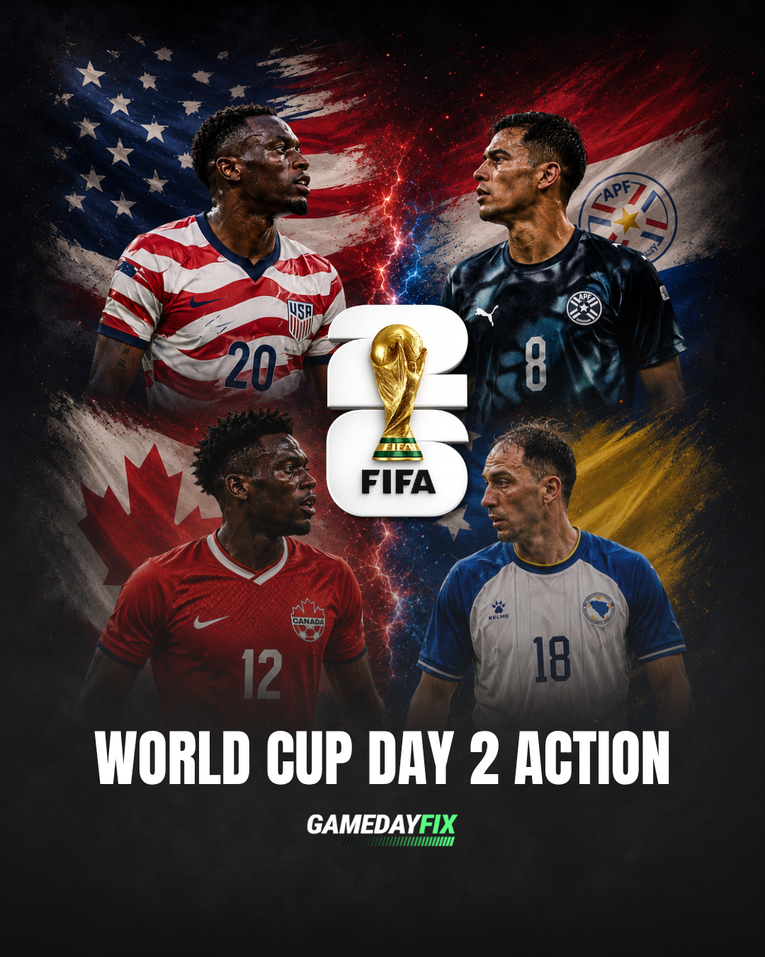 World Cup 2026 Recap: USA Dominates Paraguay While Canada Settles for a Draw Against Bosnia-Herzegovina