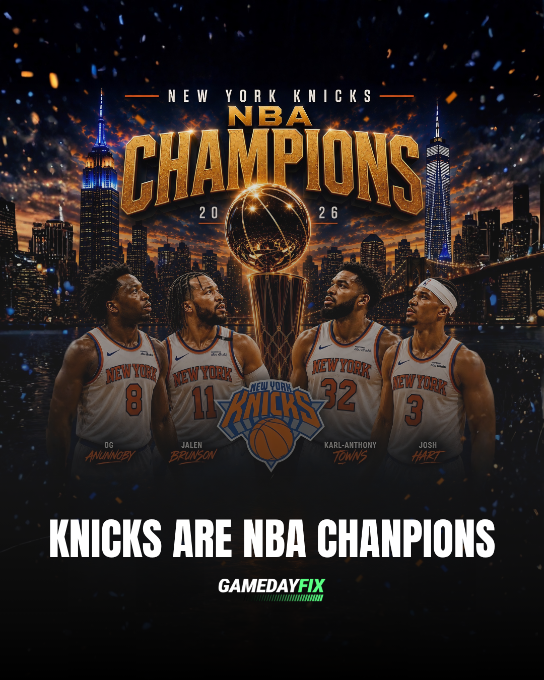 Knicks Win First NBA Championship in 53 Years as Jalen Brunson Delivers Legendary Performance