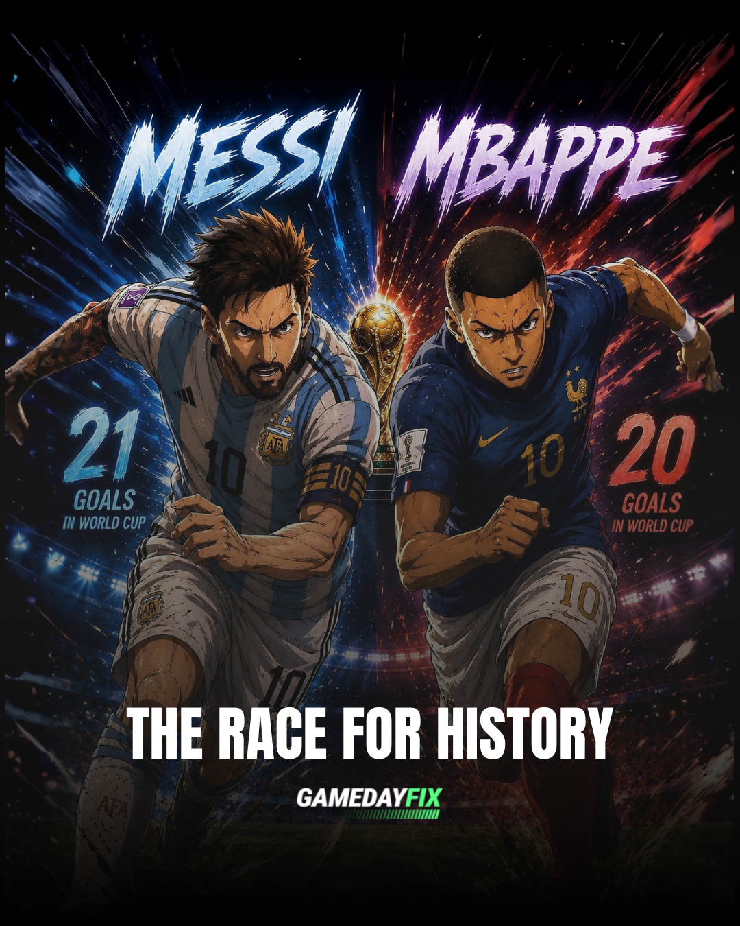 Messi vs Mbappé: The Race for World Cup Goal History