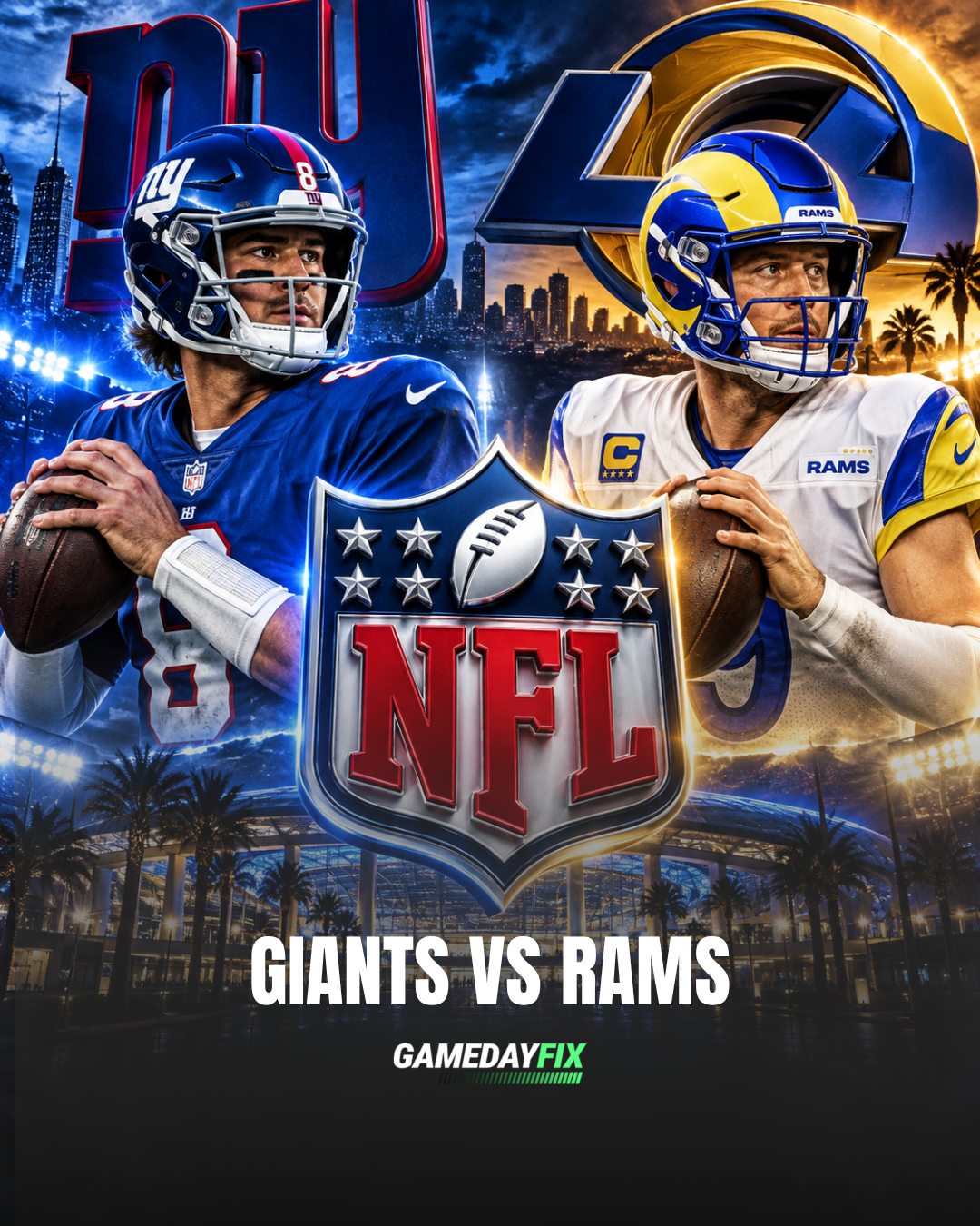 Giants vs. Rams: Monday Night Football Takes Over Los Angeles